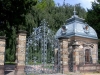 Das Pförtnerhäuschen am Eingang zum Park Rosenhöhe, Darmstadt